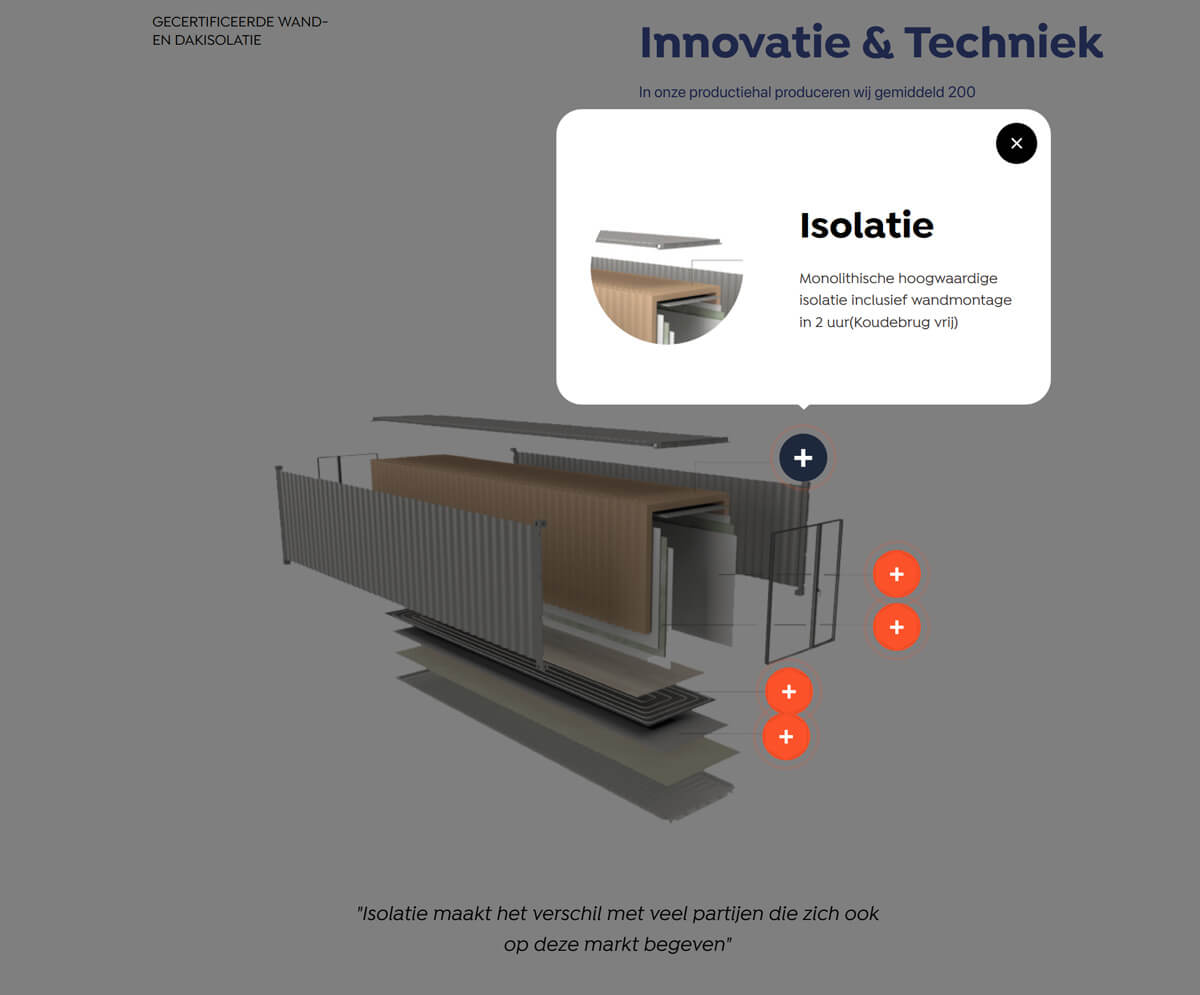 Gebruik hotspots technische info website Cube2Live